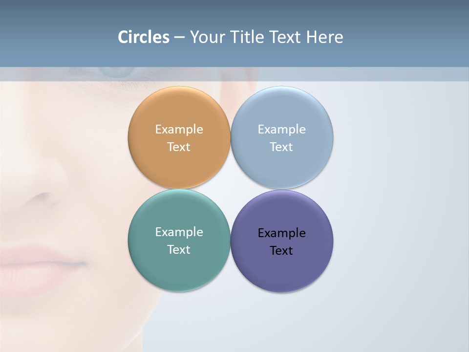 Calm Skincare Woman PowerPoint Template