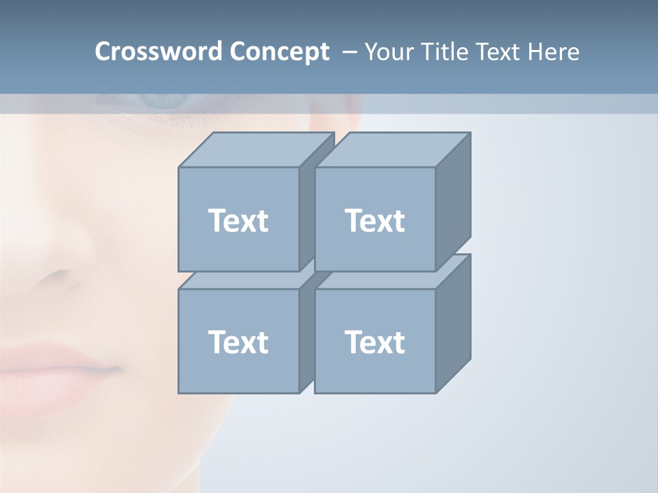 Calm Skincare Woman PowerPoint Template