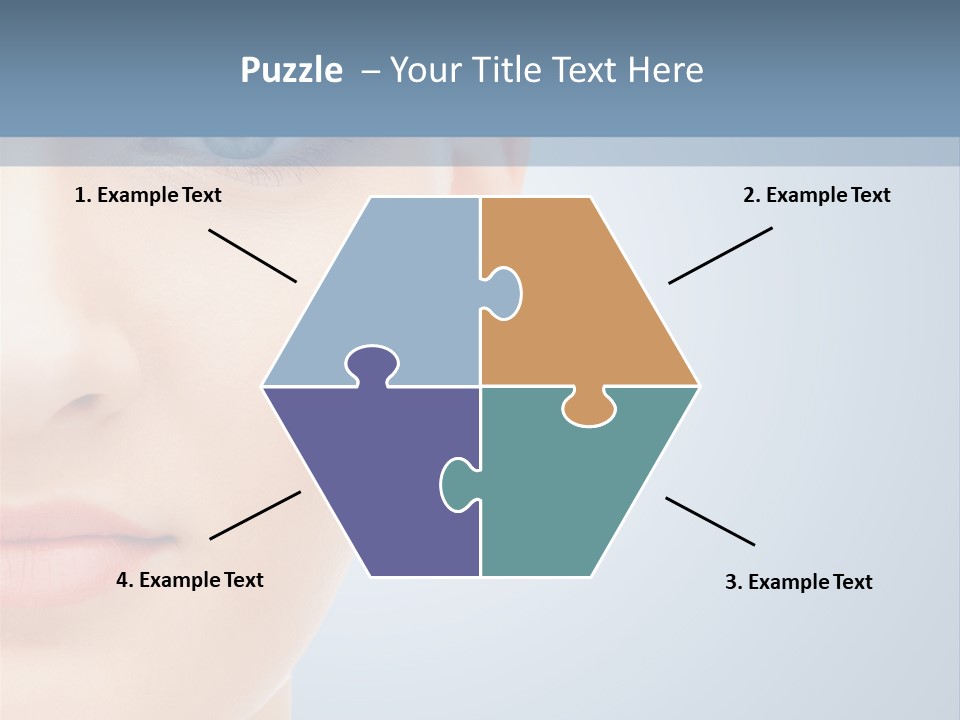 Calm Skincare Woman PowerPoint Template