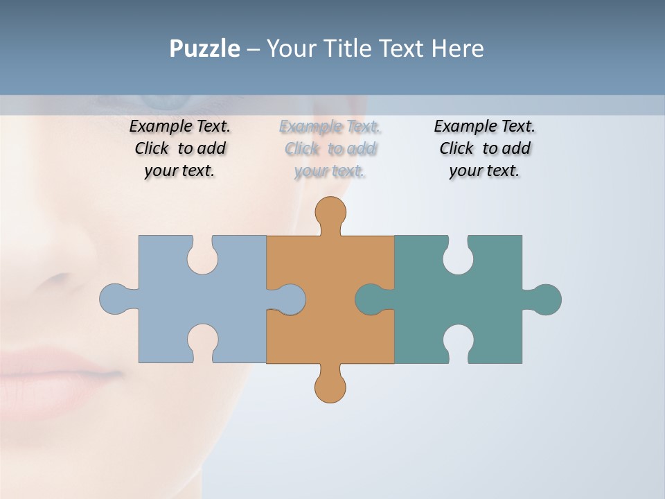 Calm Skincare Woman PowerPoint Template