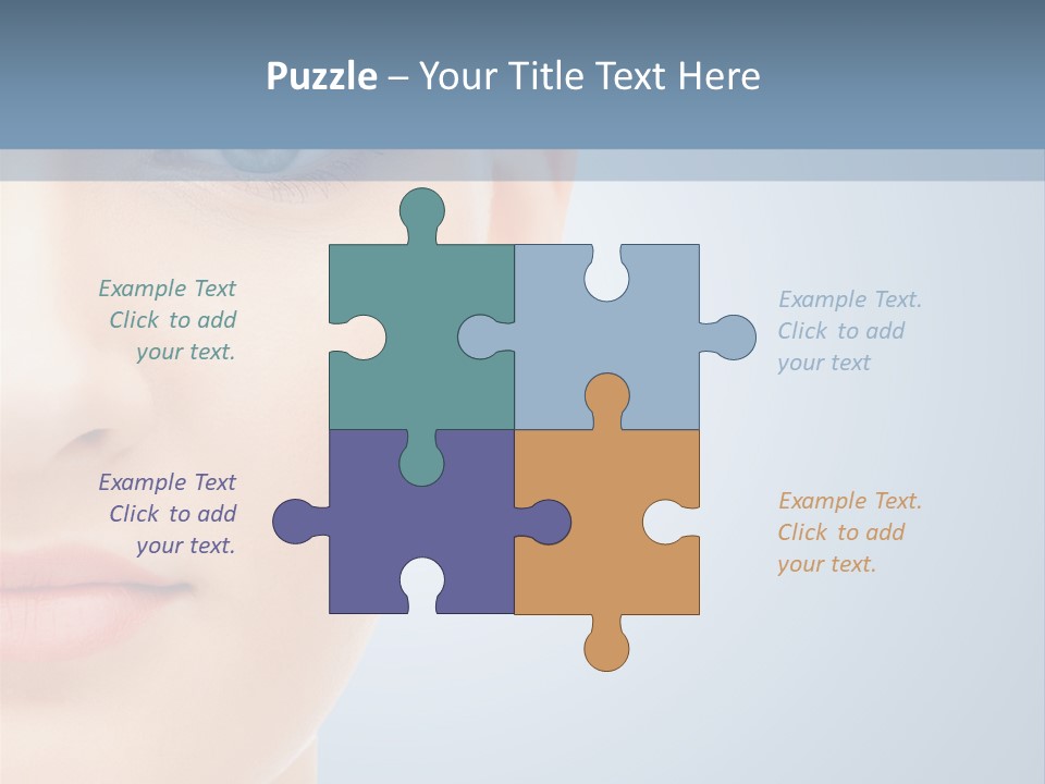 Calm Skincare Woman PowerPoint Template