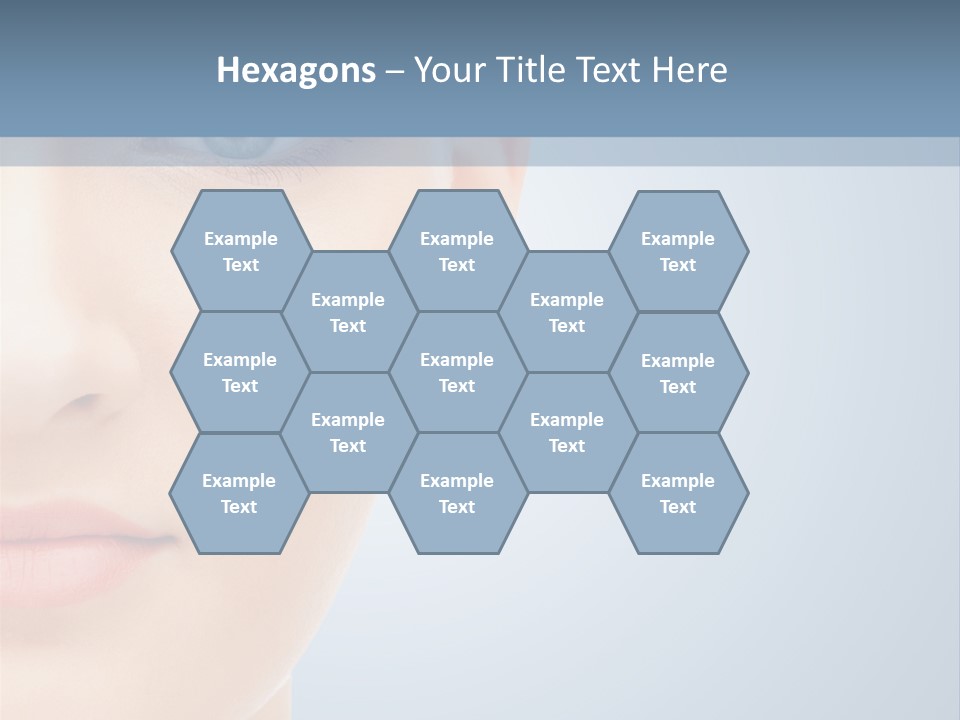 Calm Skincare Woman PowerPoint Template