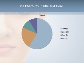 Calm Skincare Woman PowerPoint Template