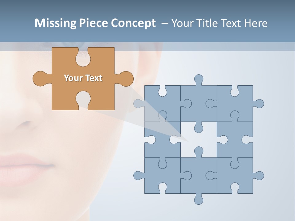 Calm Skincare Woman PowerPoint Template