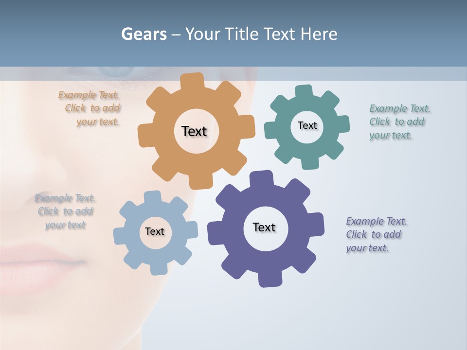 Calm Skincare Woman PowerPoint Template