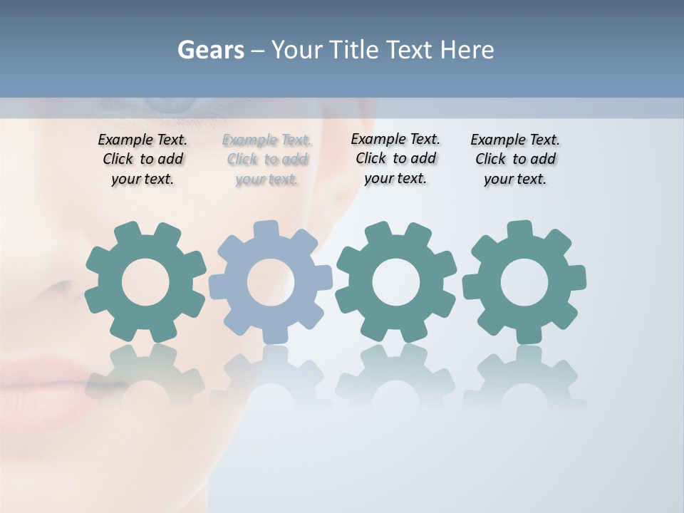 Calm Skincare Woman PowerPoint Template