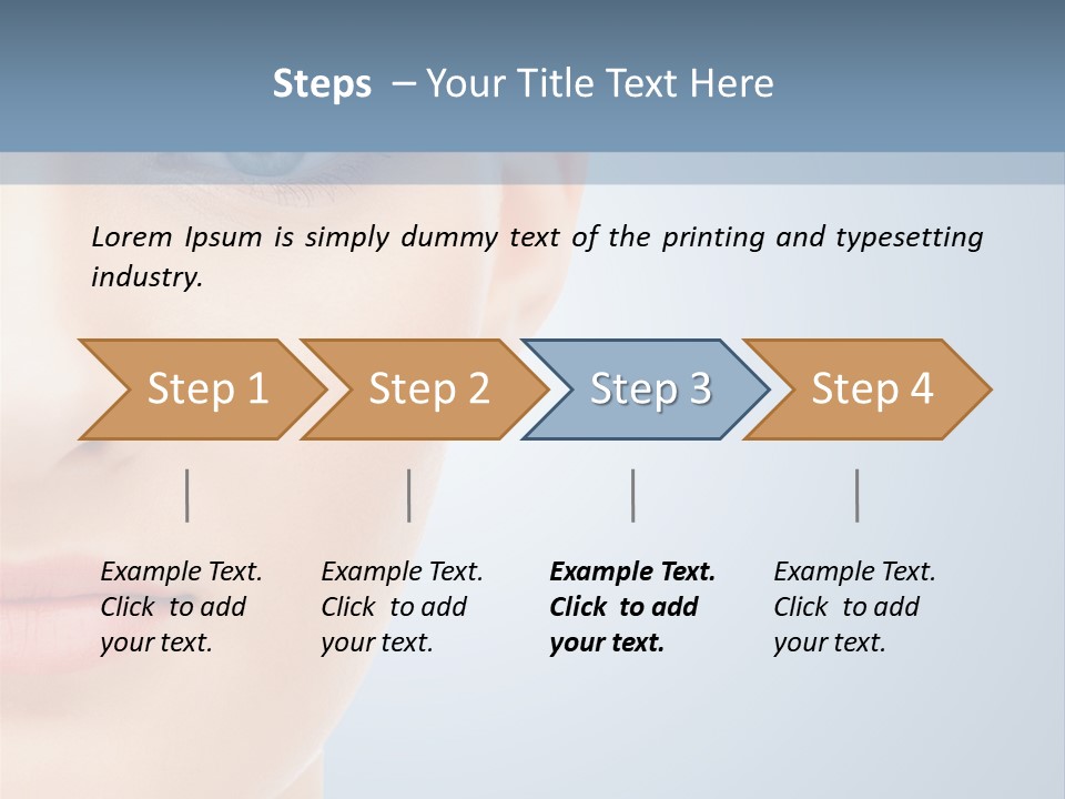 Calm Skincare Woman PowerPoint Template