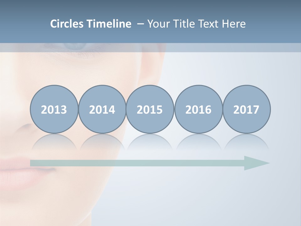 Calm Skincare Woman PowerPoint Template