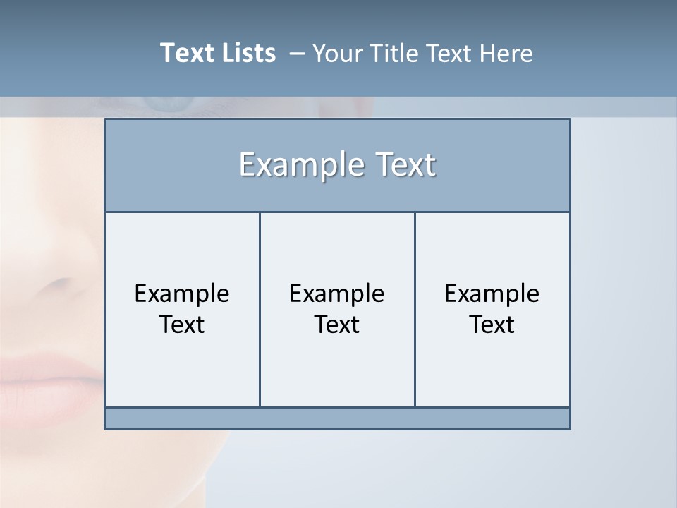Calm Skincare Woman PowerPoint Template
