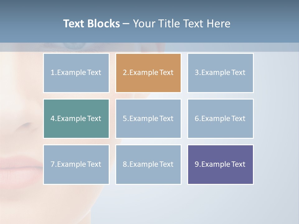 Calm Skincare Woman PowerPoint Template