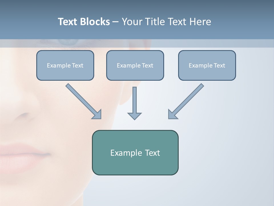 Calm Skincare Woman PowerPoint Template