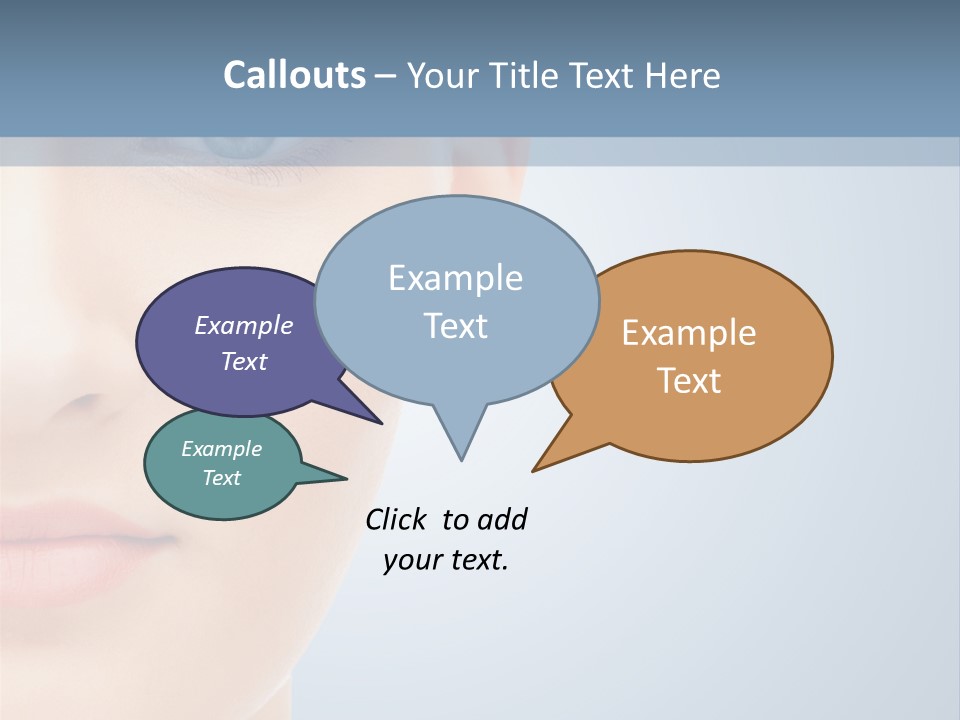 Calm Skincare Woman PowerPoint Template