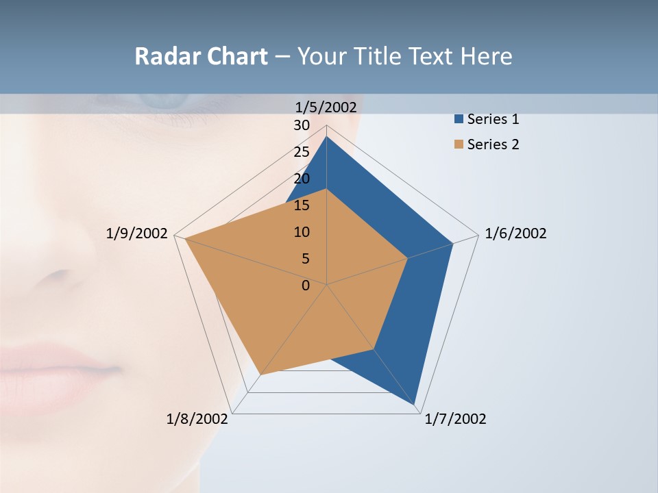 Calm Skincare Woman PowerPoint Template