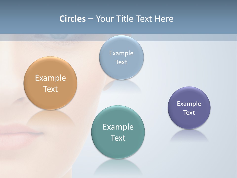 Calm Skincare Woman PowerPoint Template