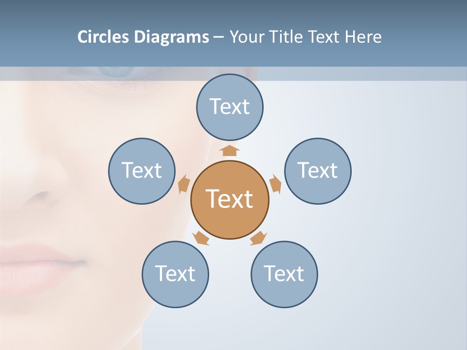 Calm Skincare Woman PowerPoint Template