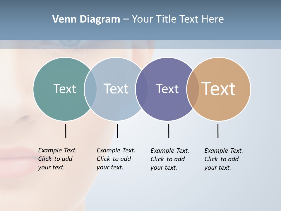 Calm Skincare Woman PowerPoint Template