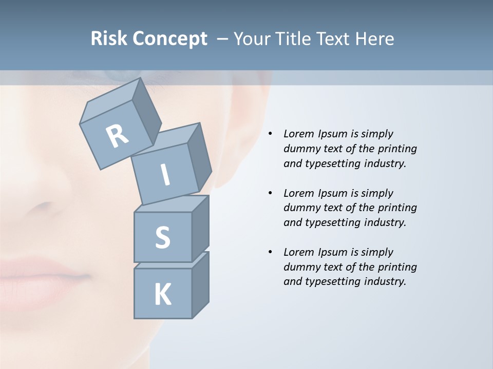 Calm Skincare Woman PowerPoint Template