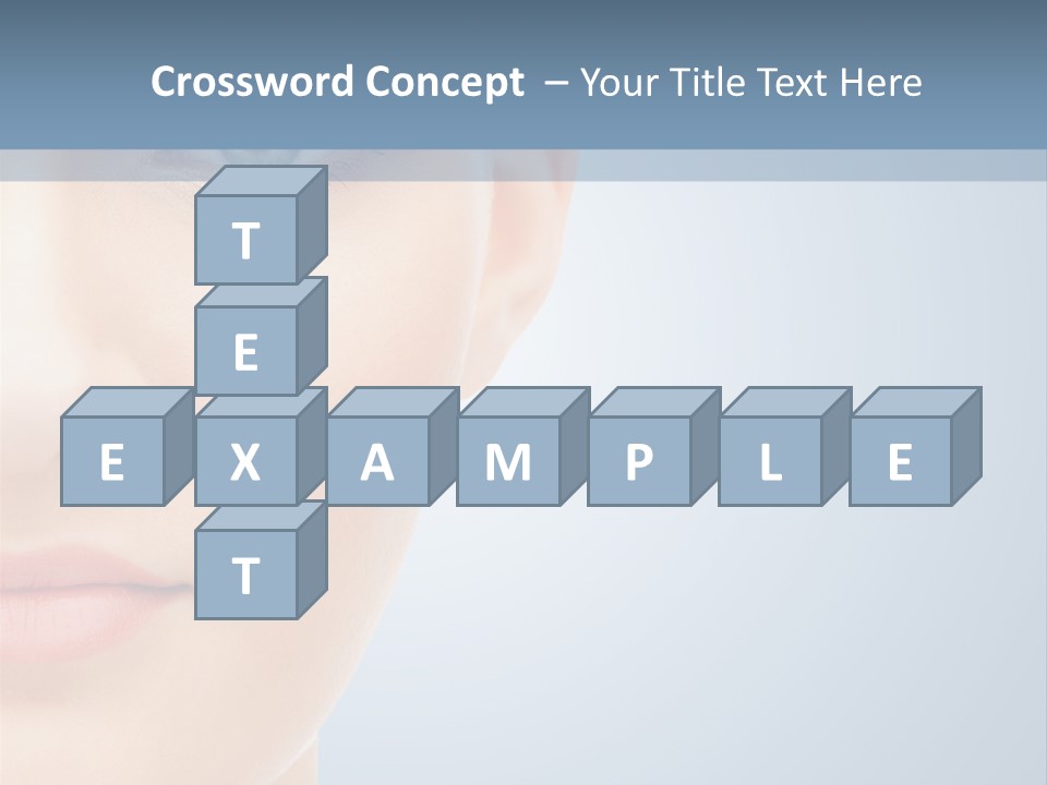 Calm Skincare Woman PowerPoint Template