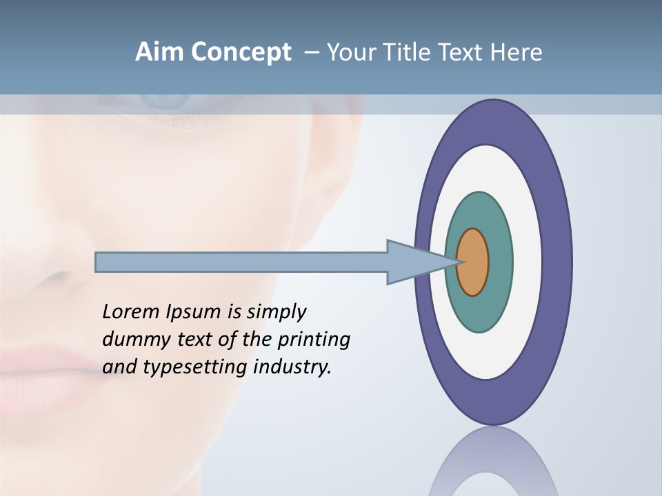 Calm Skincare Woman PowerPoint Template