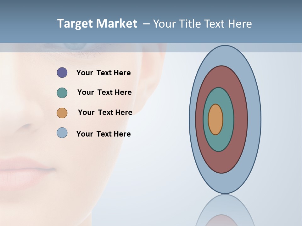 Calm Skincare Woman PowerPoint Template