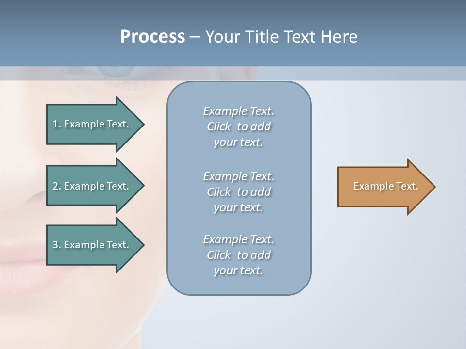 Calm Skincare Woman PowerPoint Template