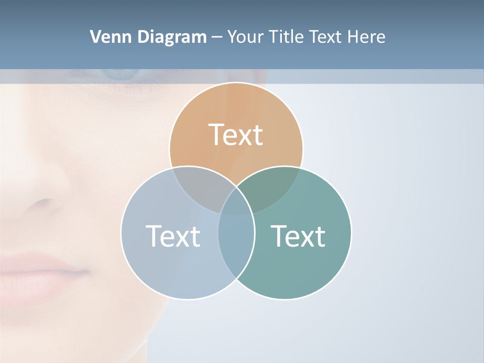 Calm Skincare Woman PowerPoint Template