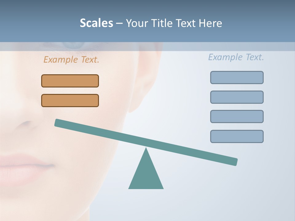 Calm Skincare Woman PowerPoint Template