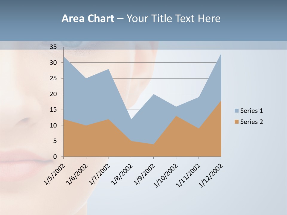 Calm Skincare Woman PowerPoint Template
