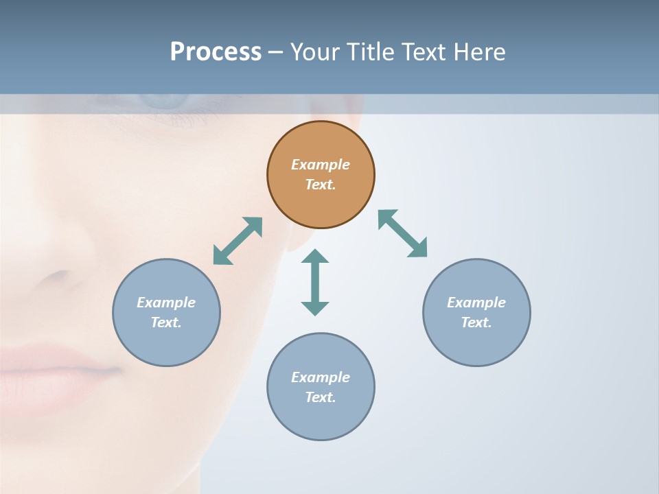 Calm Skincare Woman PowerPoint Template