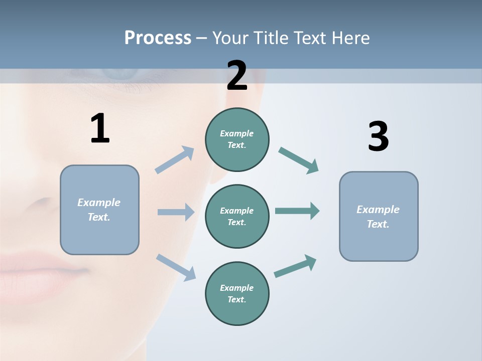 Calm Skincare Woman PowerPoint Template