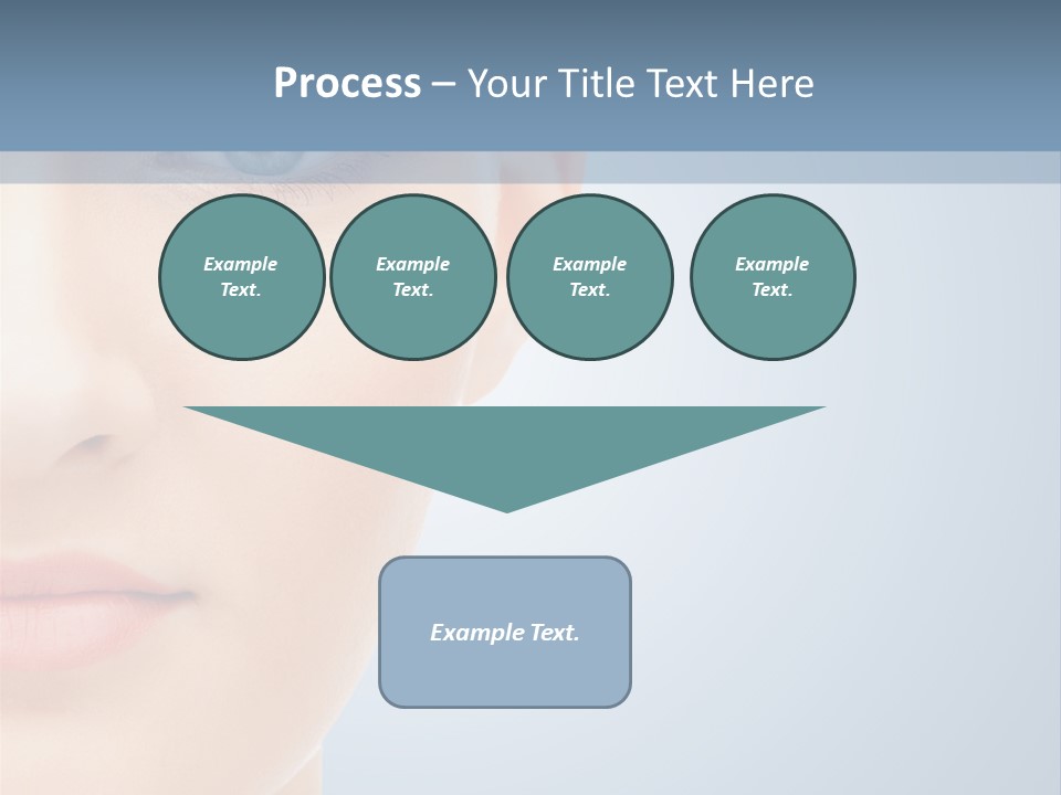 Calm Skincare Woman PowerPoint Template