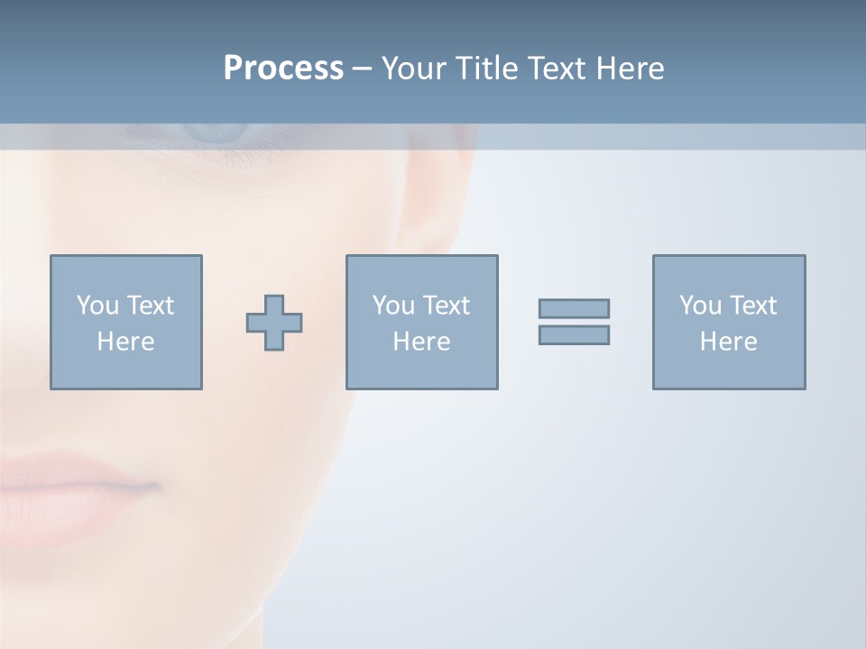 Calm Skincare Woman PowerPoint Template