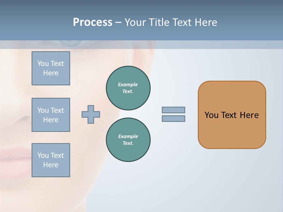 Calm Skincare Woman PowerPoint Template