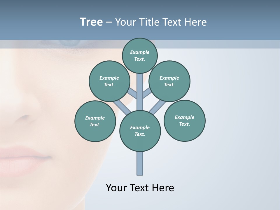 Calm Skincare Woman PowerPoint Template