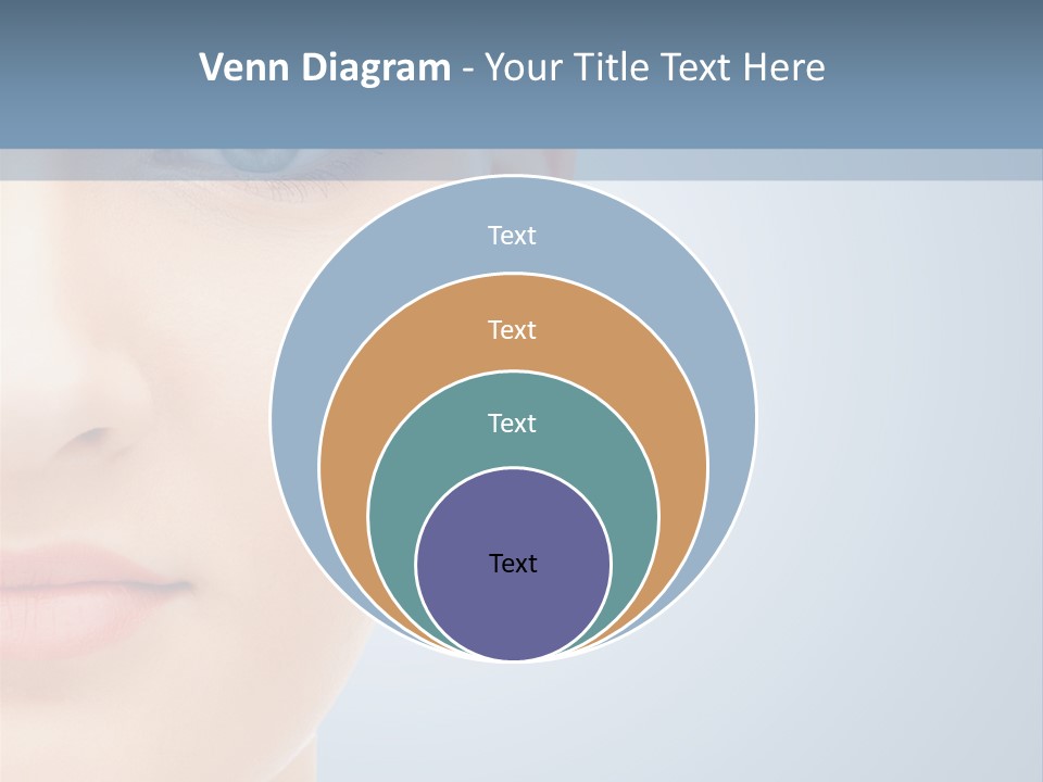 Calm Skincare Woman PowerPoint Template