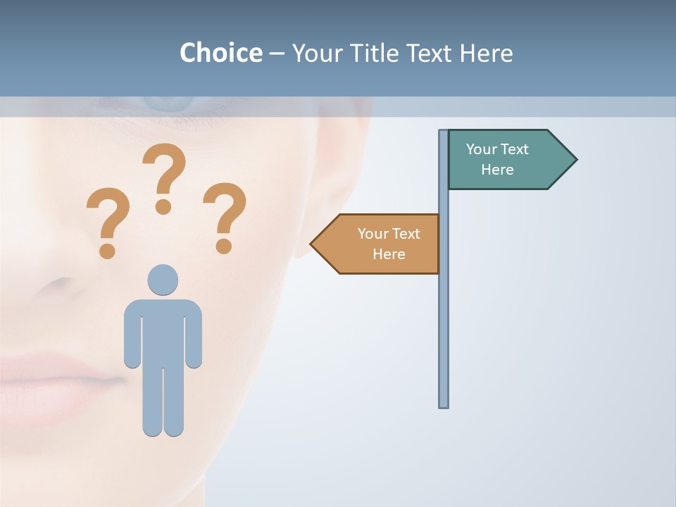 Calm Skincare Woman PowerPoint Template