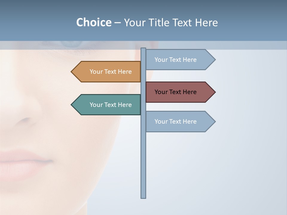 Calm Skincare Woman PowerPoint Template