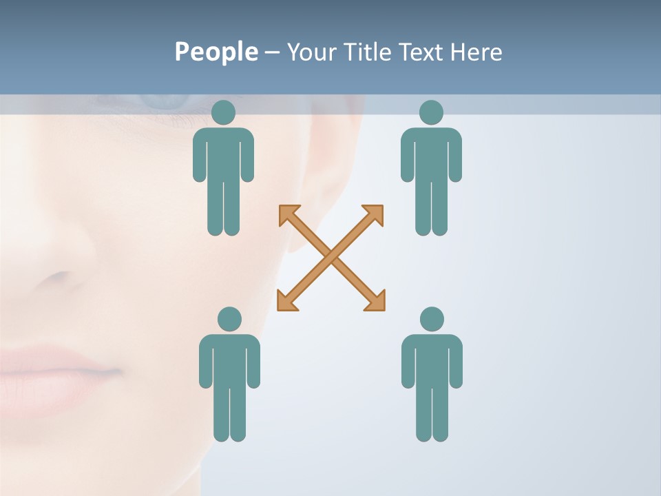 Calm Skincare Woman PowerPoint Template