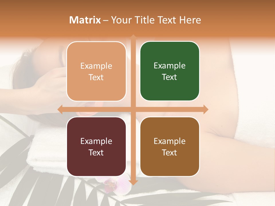 Palm Orchid Lifestyle PowerPoint Template