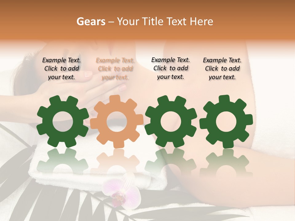 Palm Orchid Lifestyle PowerPoint Template