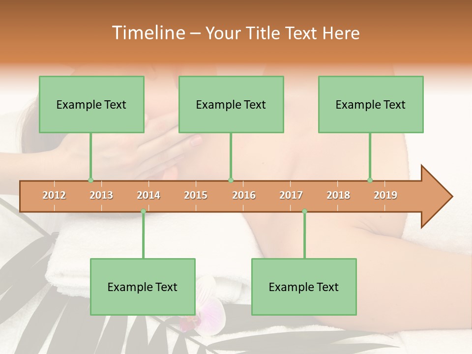 Palm Orchid Lifestyle PowerPoint Template