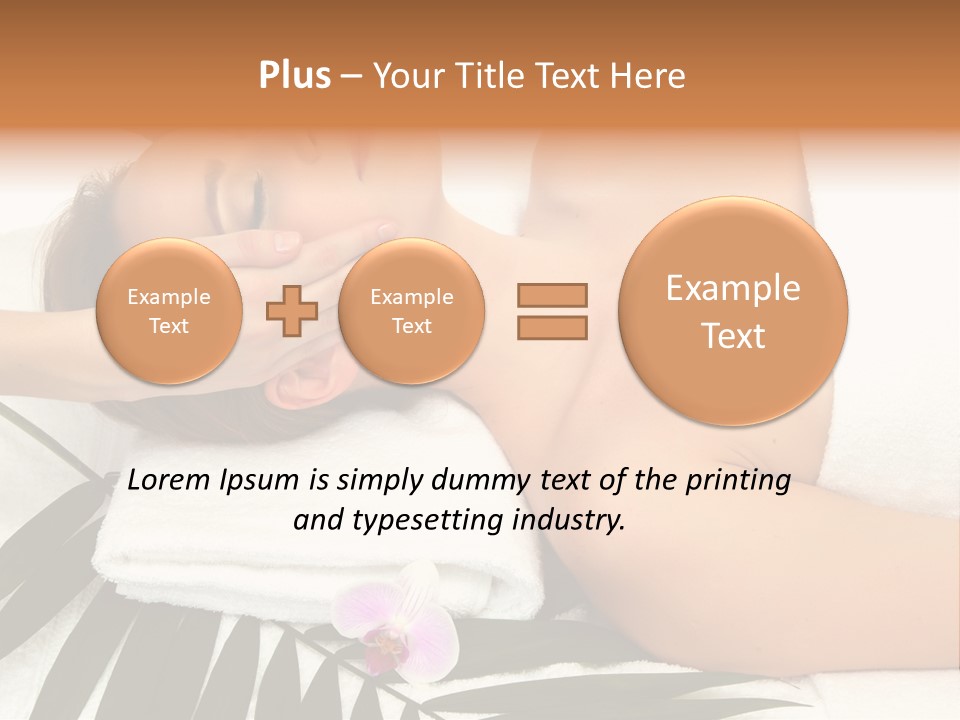 Palm Orchid Lifestyle PowerPoint Template