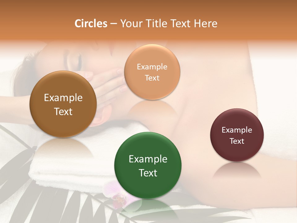 Palm Orchid Lifestyle PowerPoint Template