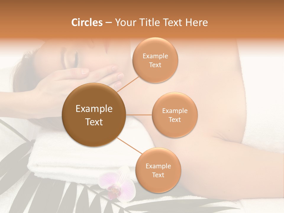 Palm Orchid Lifestyle PowerPoint Template