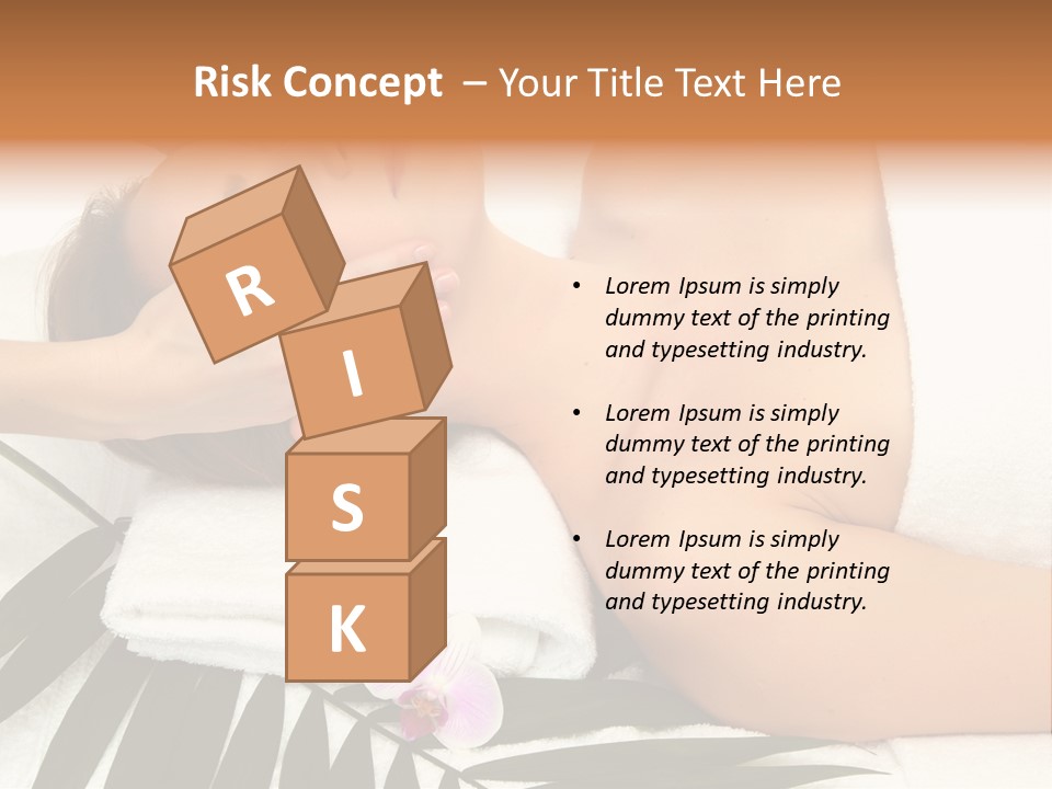 Palm Orchid Lifestyle PowerPoint Template