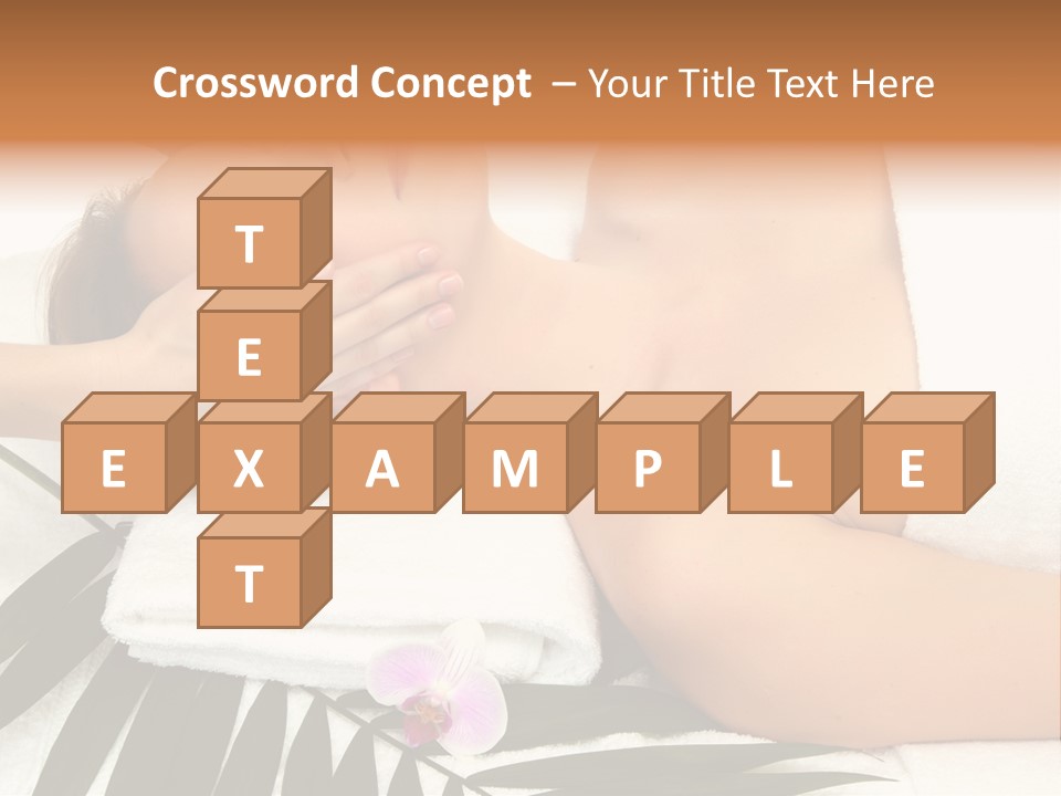 Palm Orchid Lifestyle PowerPoint Template