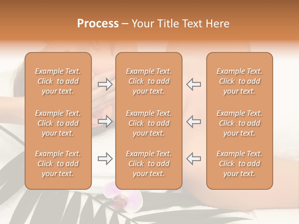 Palm Orchid Lifestyle PowerPoint Template