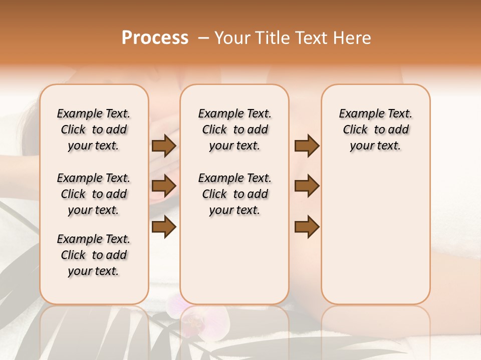 Palm Orchid Lifestyle PowerPoint Template