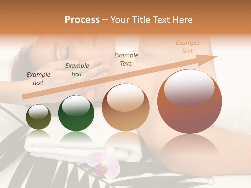 Palm Orchid Lifestyle PowerPoint Template