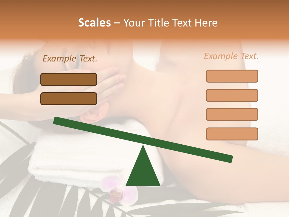 Palm Orchid Lifestyle PowerPoint Template